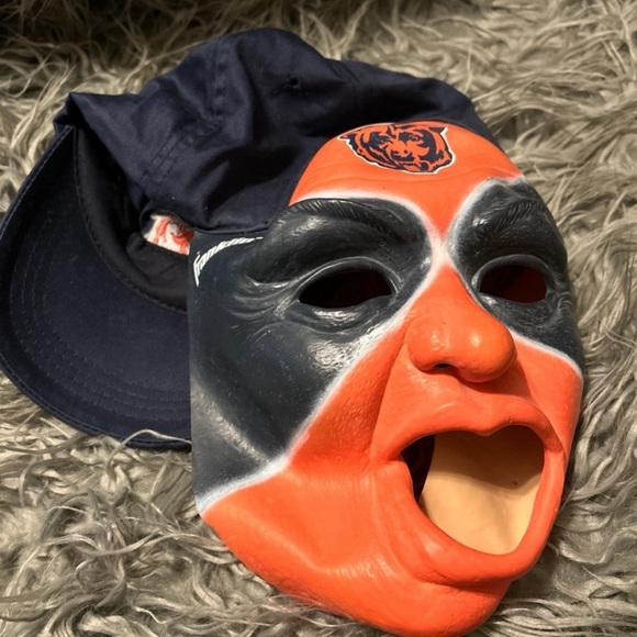 RARE NFL CHICAGO BEARS
FRANKLIN Rally Fan MASK
Fan Rally CAP HTF Collectible - Picture 6 of 13